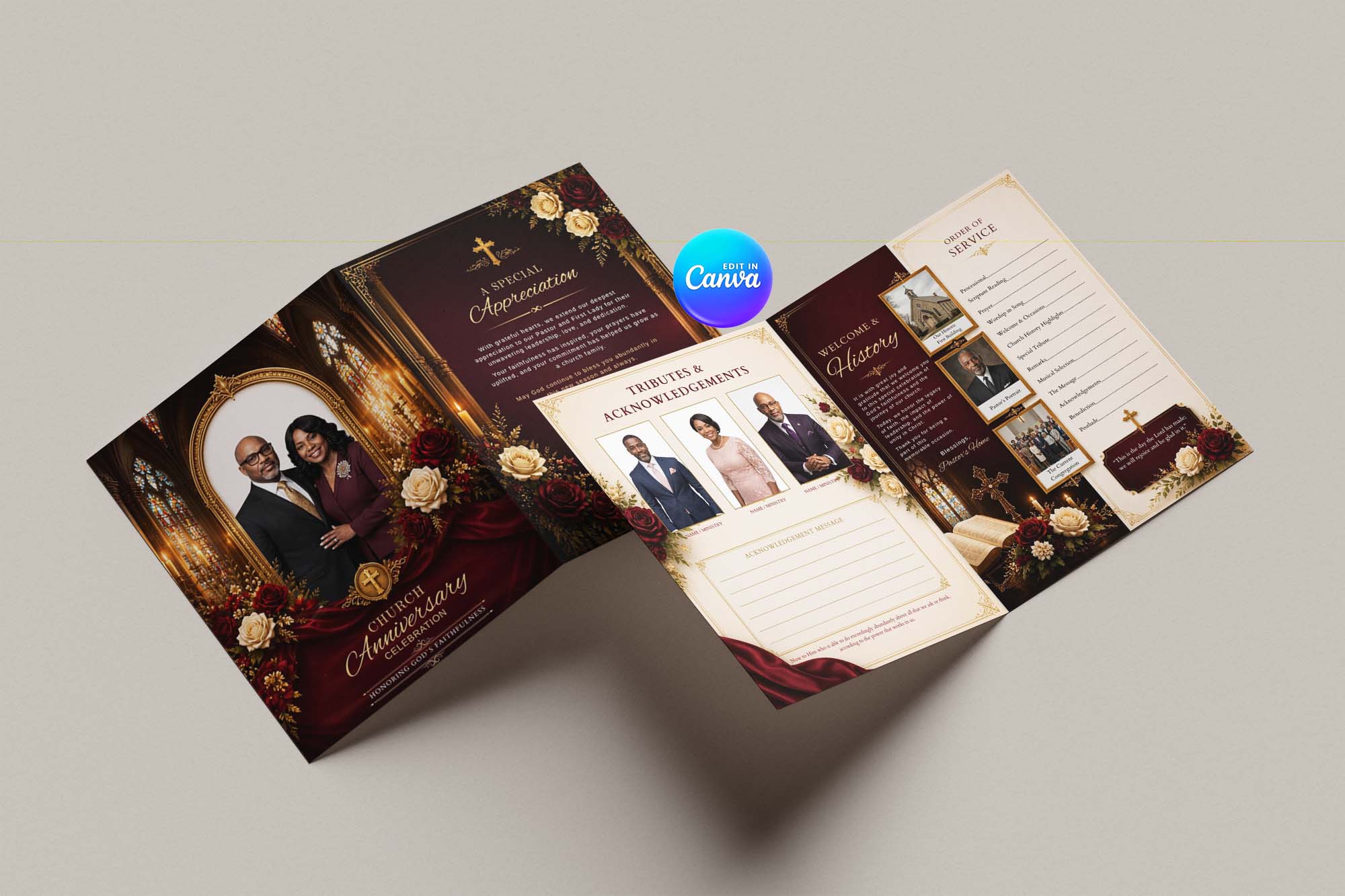 Chruch Anniversary template 